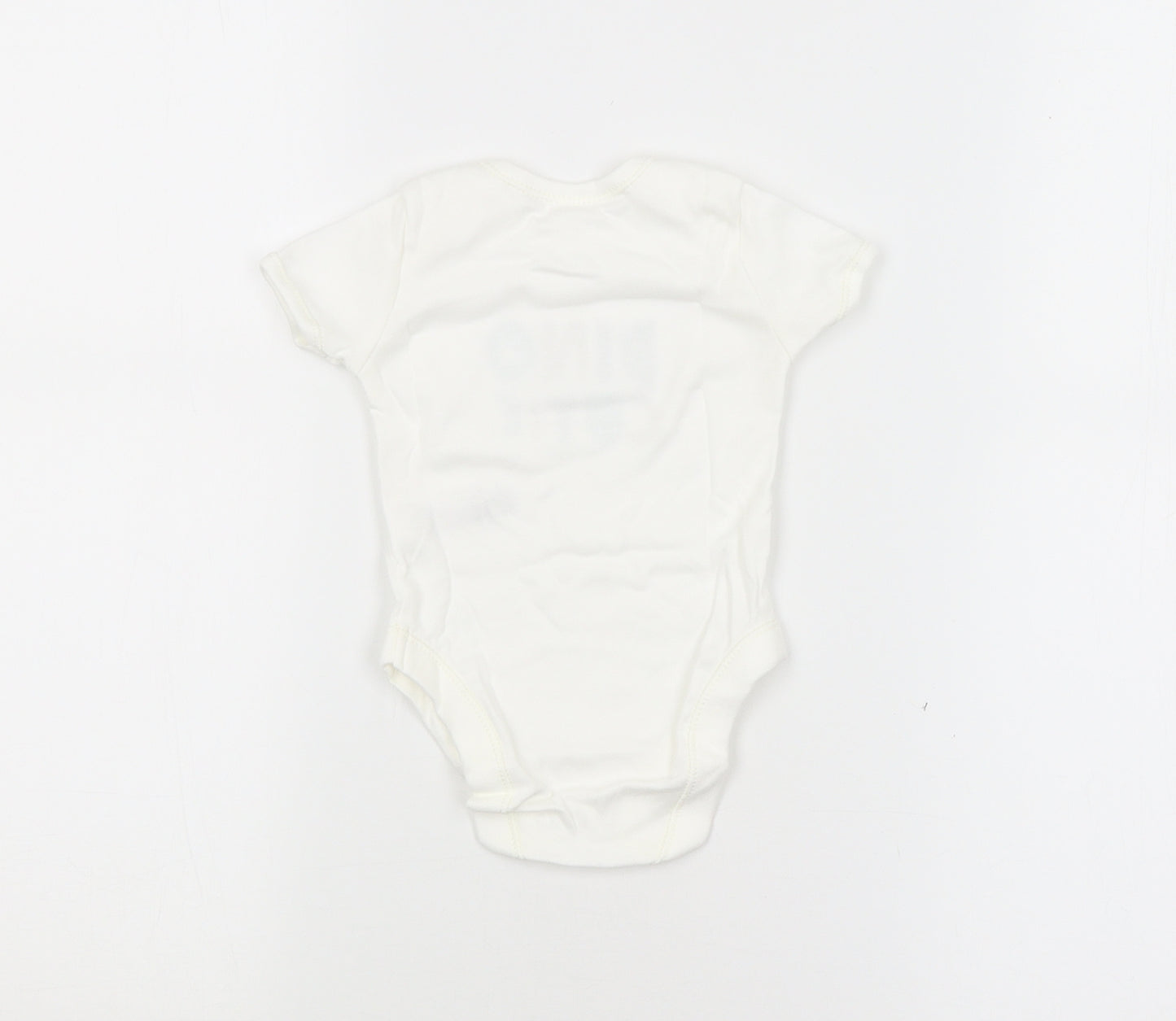 George Baby White   Babygrow One-Piece Size 3-6 Months  - Dino Cutie