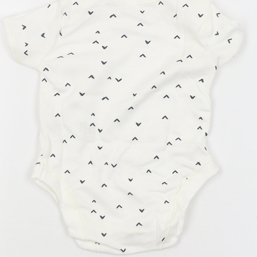 George Baby White   Babygrow One-Piece Size 3-6 Months