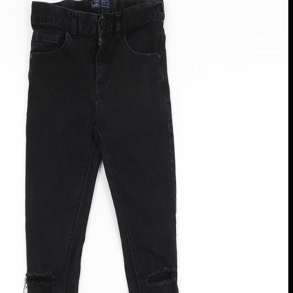 NEXT Boys Black   Skinny Jeans Size 11 Years