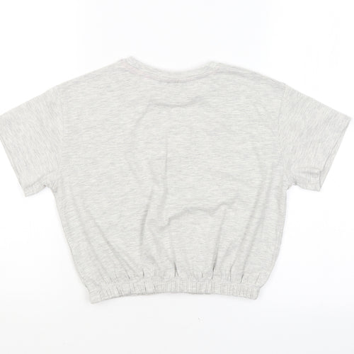 George Girls Grey   Basic Blouse Size 8-9 Years