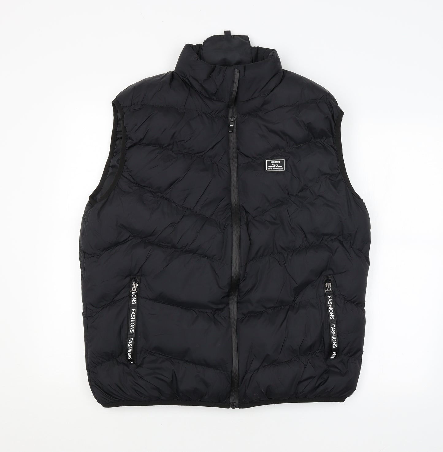 Preworn Mens Black   Puffer Jacket Waistcoat Size 4XL
