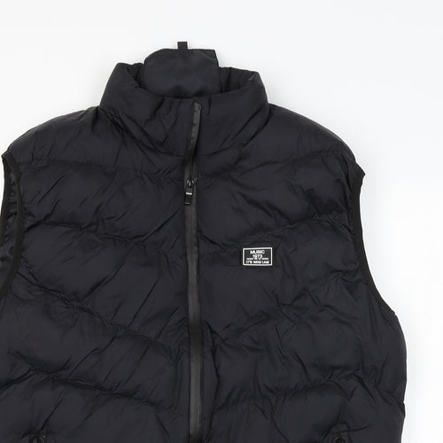 Preworn Mens Black   Puffer Jacket Waistcoat Size 4XL