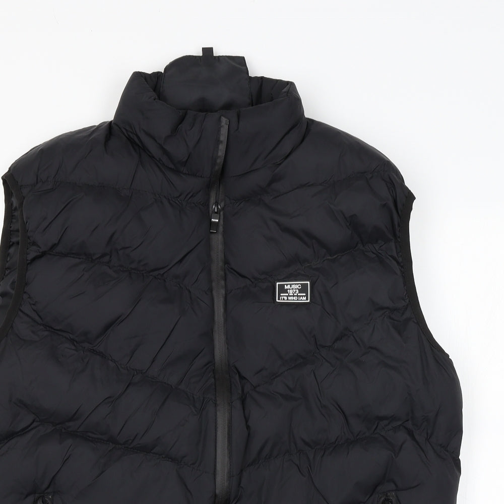 Preworn Mens Black   Puffer Jacket Waistcoat Size 4XL