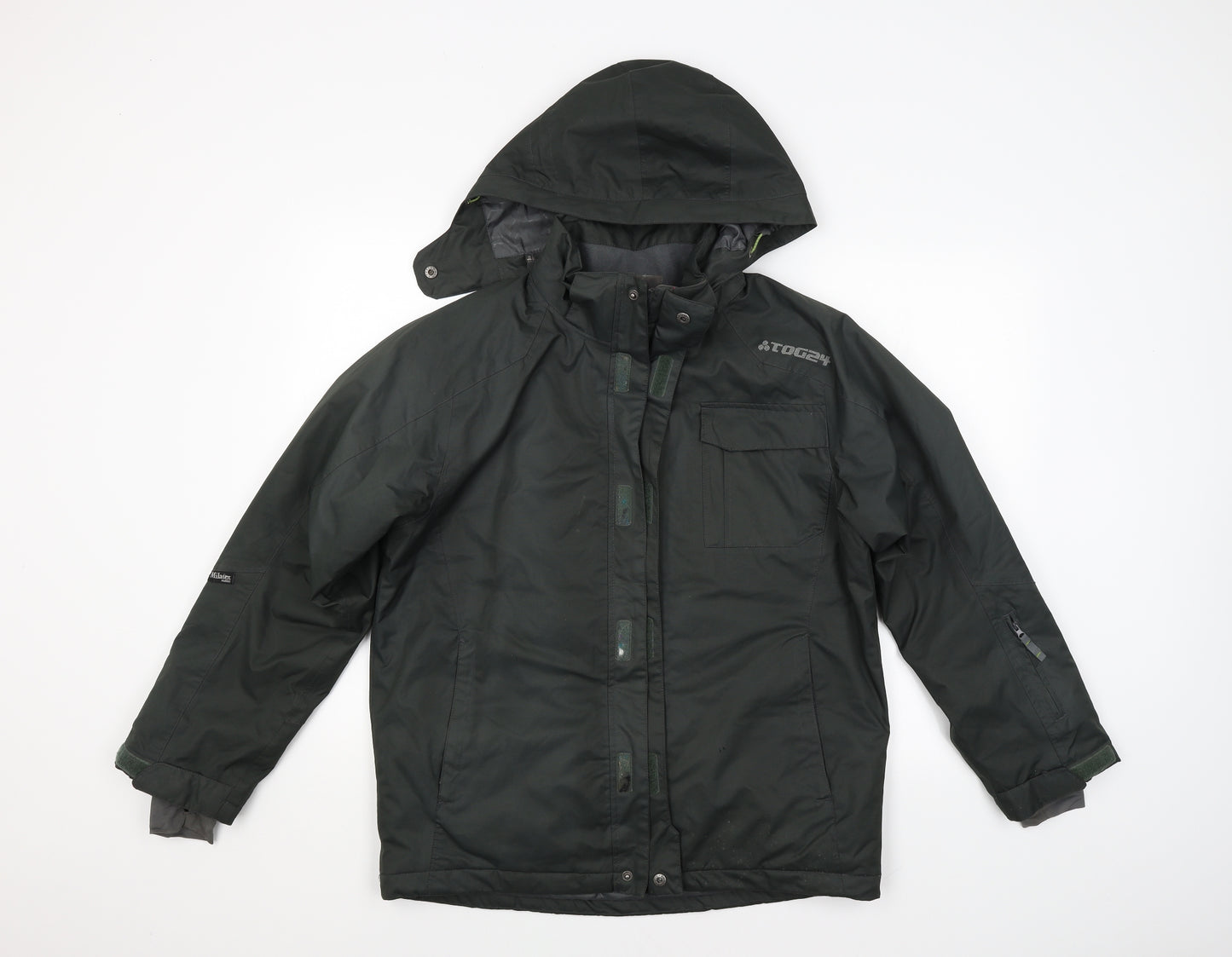 TOG 24 Boys Green   Rain Coat Coat Size 13 Years