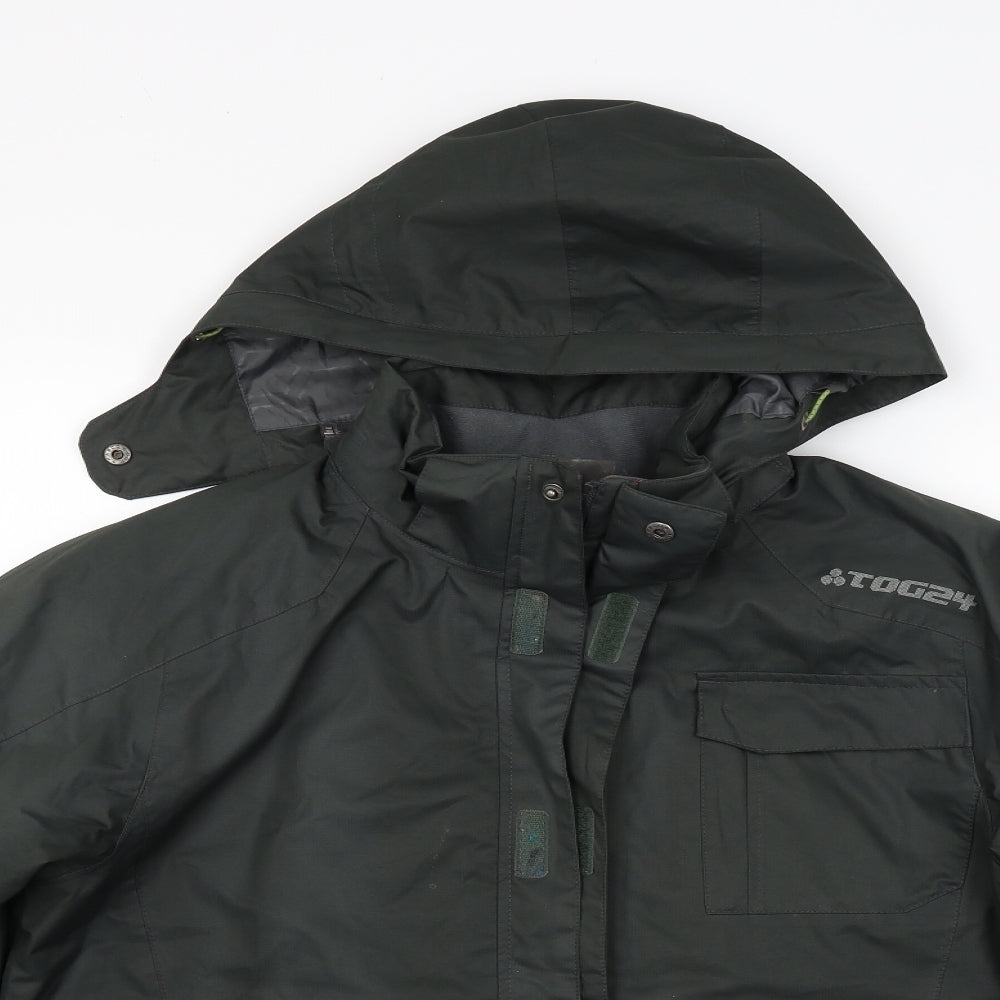 TOG 24 Boys Green   Rain Coat Coat Size 13 Years