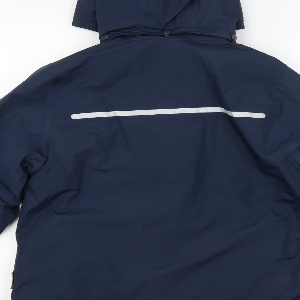 Trespass Boys Blue   Rain Coat Coat Size 11-12 Years