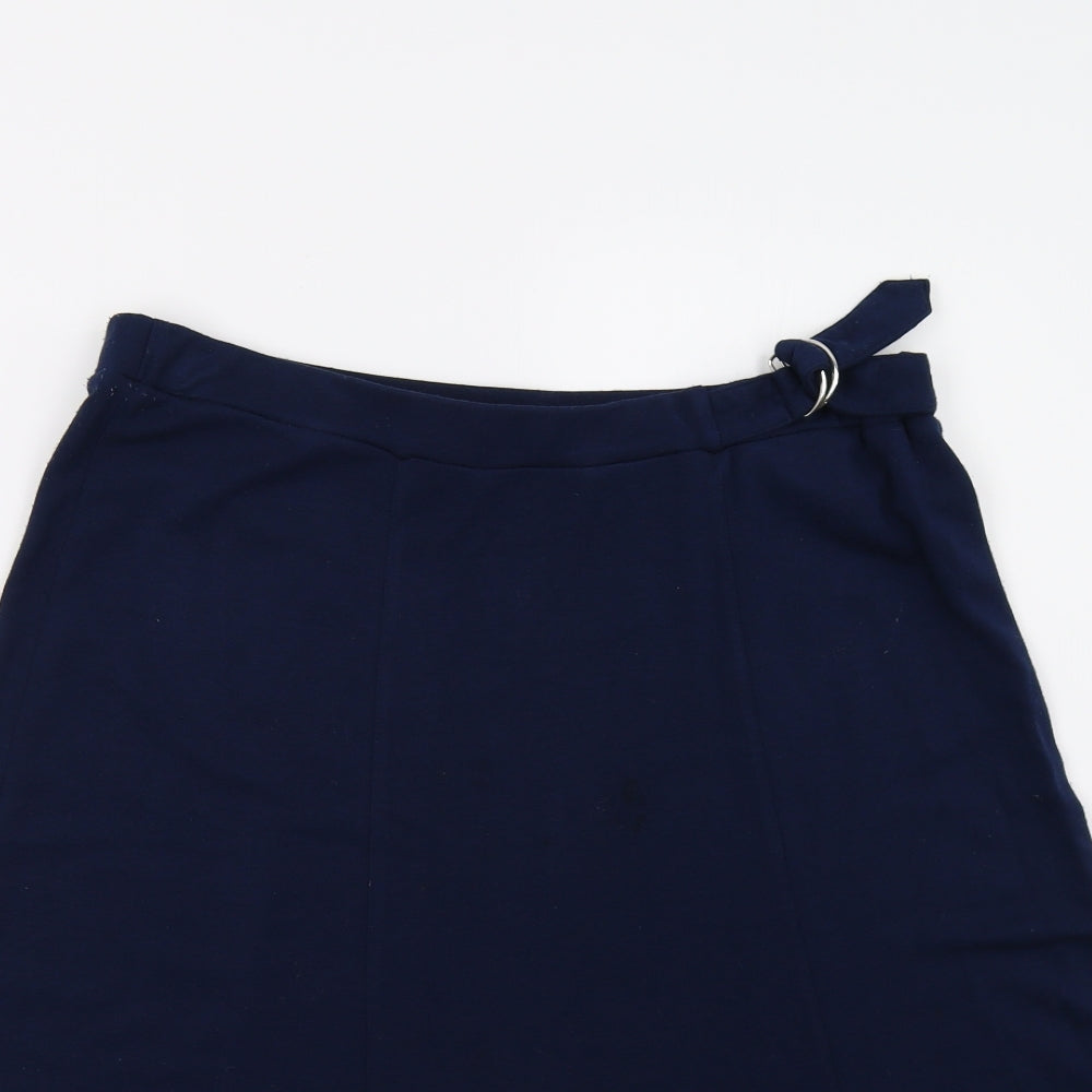 Bonmarché Womens Blue   Flare Skirt Size 14