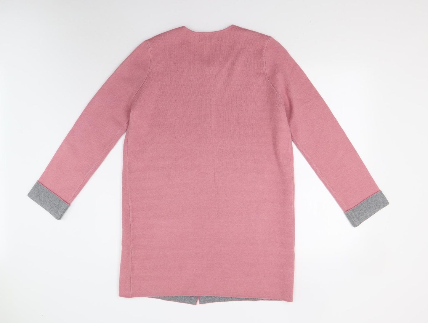Oliver Womens Pink  Knit Overcoat Coat Size M