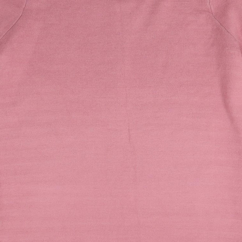 Oliver Womens Pink  Knit Overcoat Coat Size M