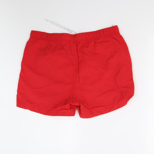 JACK & JONES Mens Red   Sweat Shorts Size L - Swim