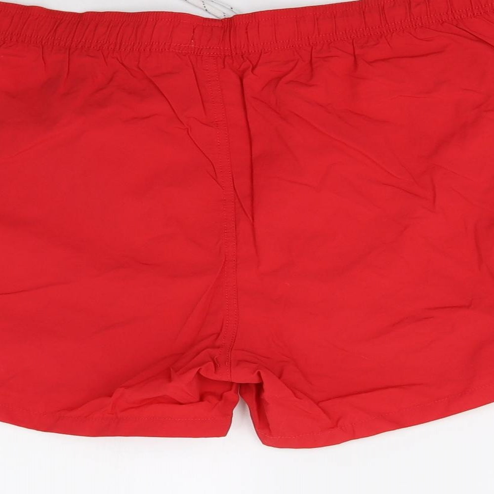 JACK & JONES Mens Red   Sweat Shorts Size L - Swim