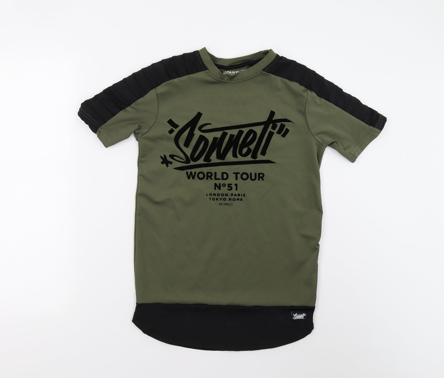 Sonneti Boys Green   Basic T-Shirt Size 10-11 Years