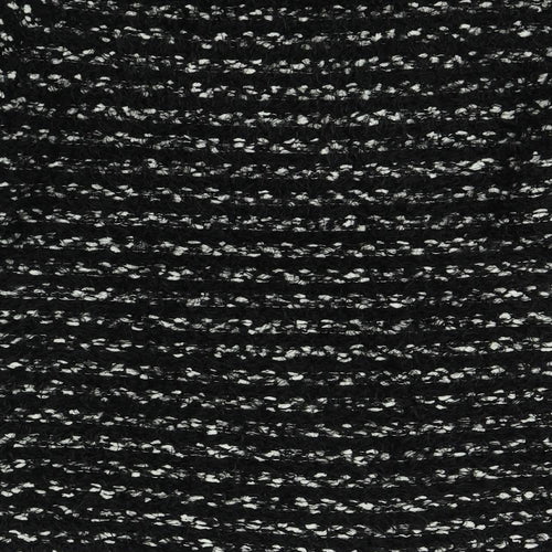 Arista Womens Black Striped Knit Pullover Jumper Size 16