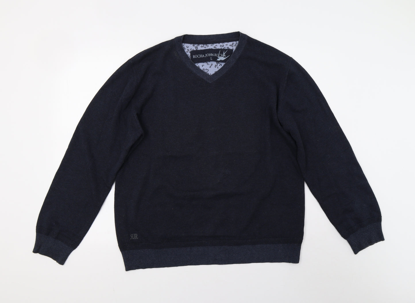 John Rocha for Debenhams Mens Blue  Knit Pullover Jumper Size L