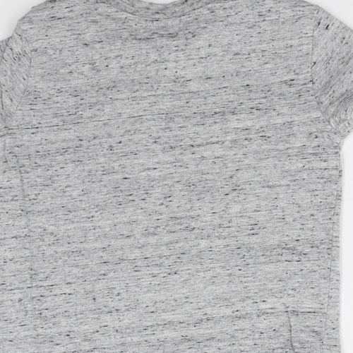 Tesco Baby Grey   Basic T-Shirt Size 12-18 Months  - Superbaby