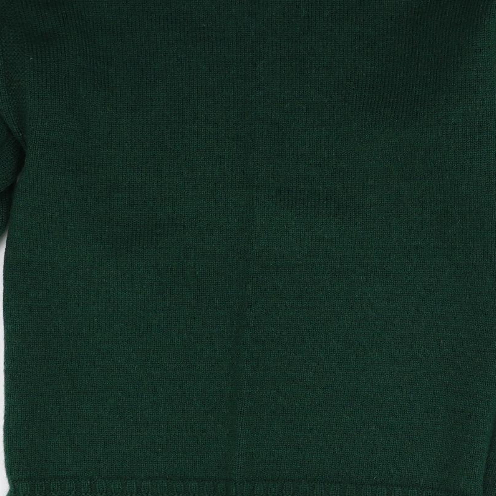 Guernsey Woolens Mens Green  Knit Pullover Jumper Size M