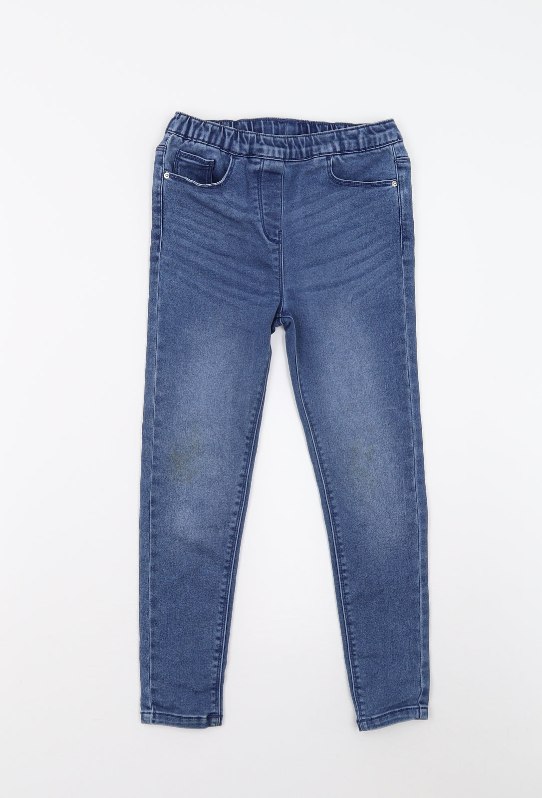 Matalan Girls Blue  Denim Skinny Jeans Size 7 Years