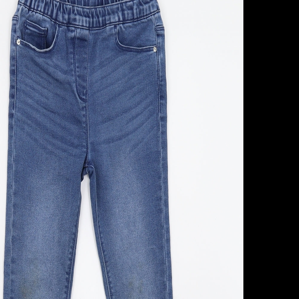 Matalan Girls Blue  Denim Skinny Jeans Size 7 Years