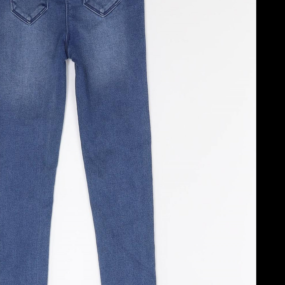 Matalan Girls Blue  Denim Skinny Jeans Size 7 Years