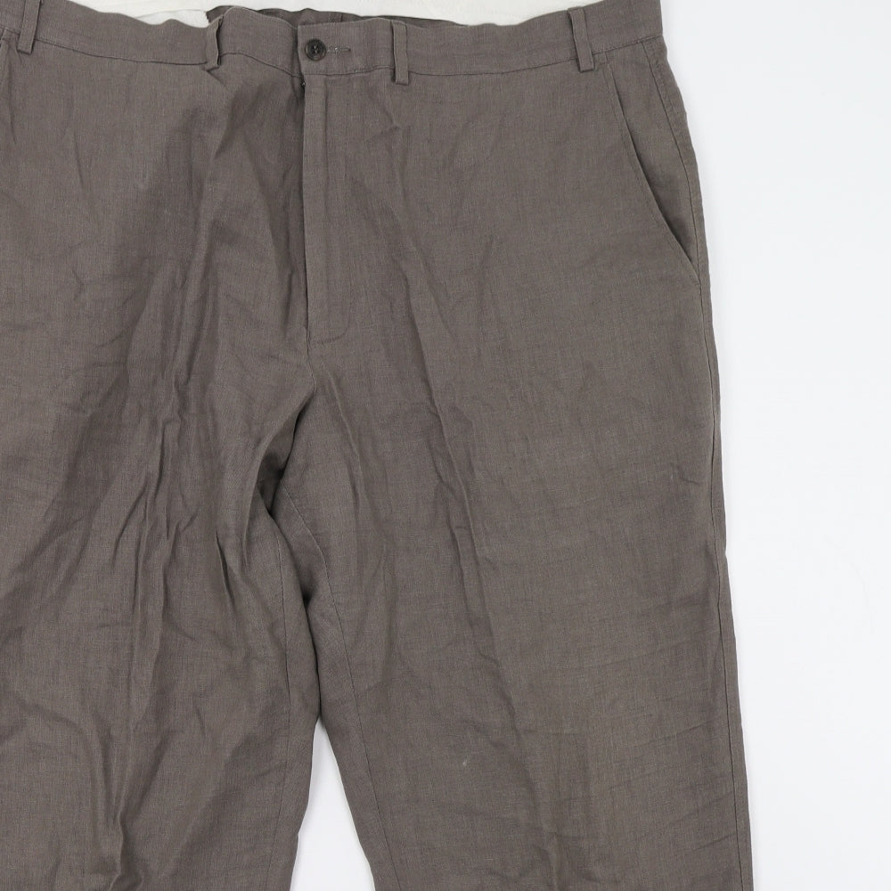 M&S Mens Grey   Trousers  Size 42 L29 in