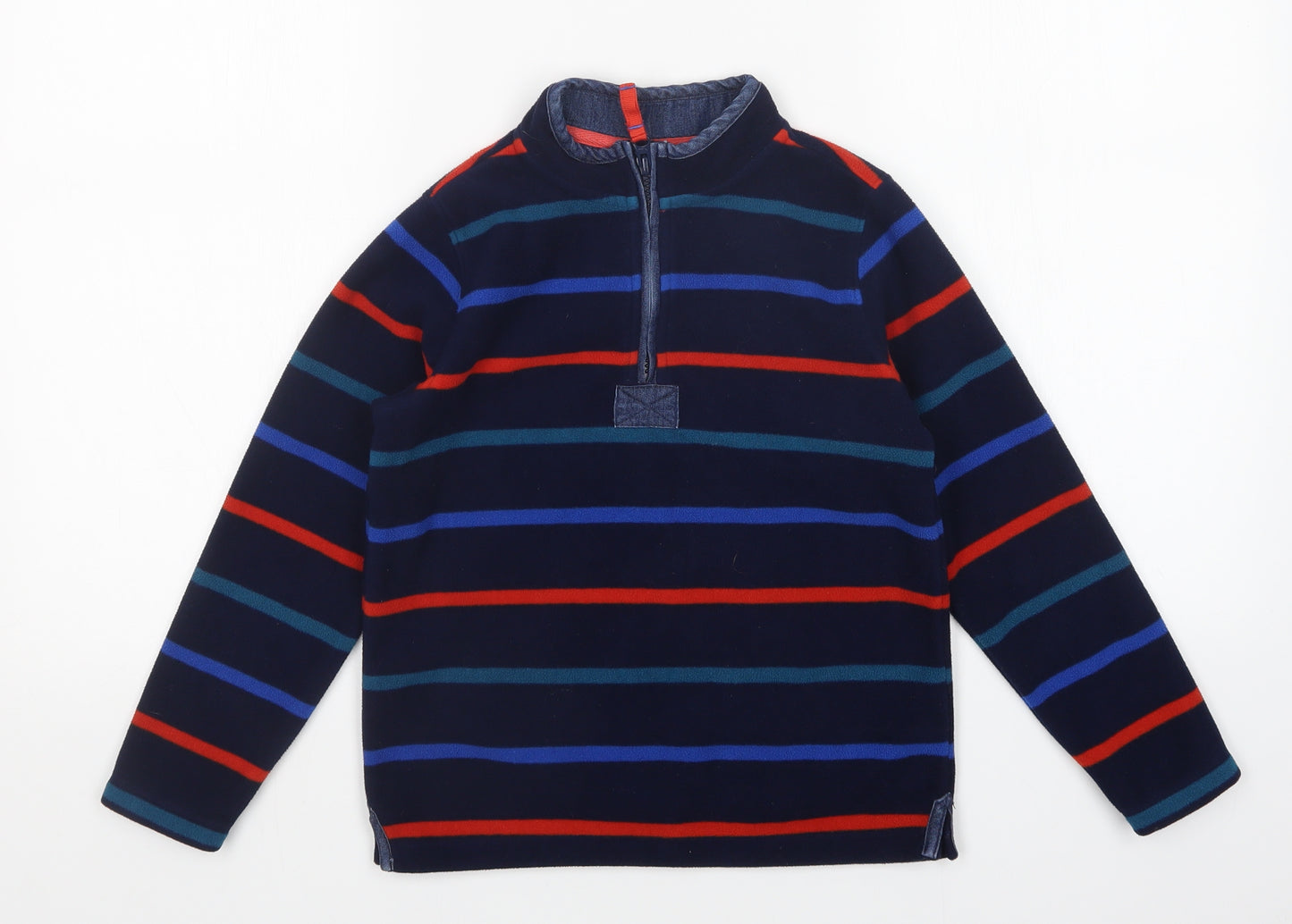 John Lewis Boys Multicoloured Striped  Pullover Sweatshirt Size 8 Years