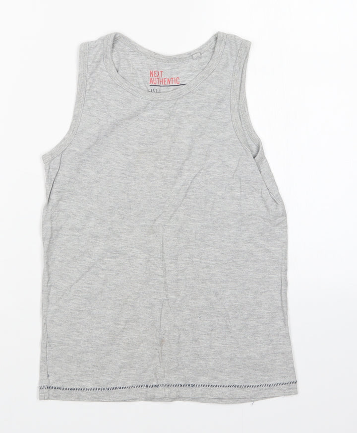 NEXT Boys Grey   Basic Tank Size 9 Years