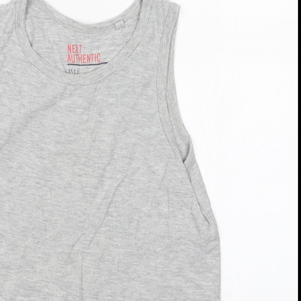NEXT Boys Grey   Basic Tank Size 9 Years