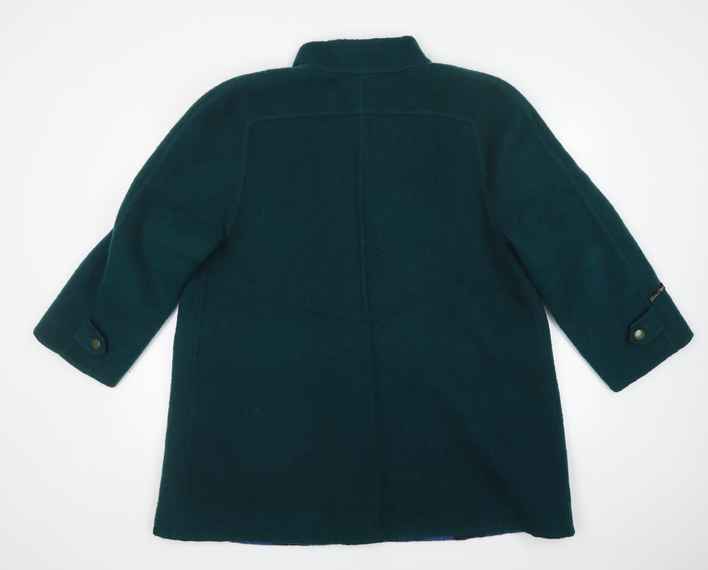 seleione Womens Green   Overcoat Coatigan Size 18