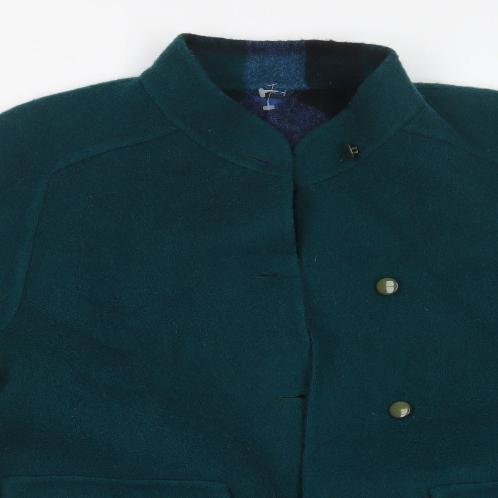 seleione Womens Green   Overcoat Coatigan Size 18