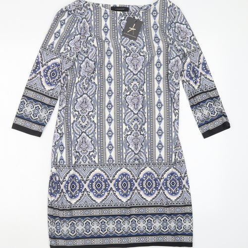 Atmosphere Womens Multicoloured Paisley  T-Shirt Dress  Size 14