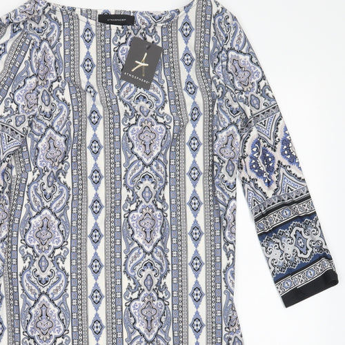Atmosphere Womens Multicoloured Paisley  T-Shirt Dress  Size 14