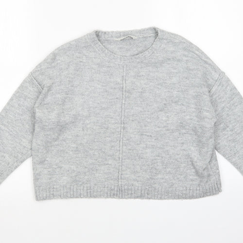 MISS EVIE Girls Grey   Pullover Jumper Size 11-12 Years
