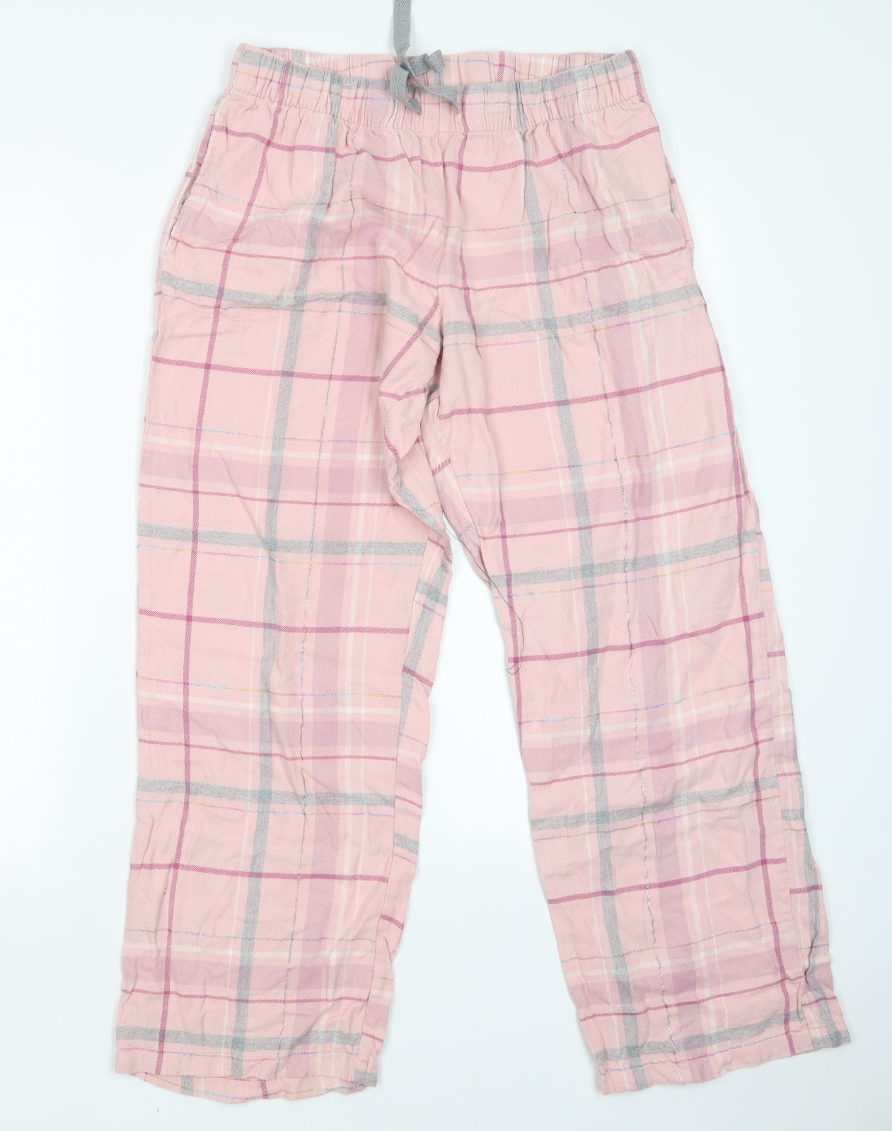 NEXT Womens Pink Plaid   Pyjama Pants Size M
