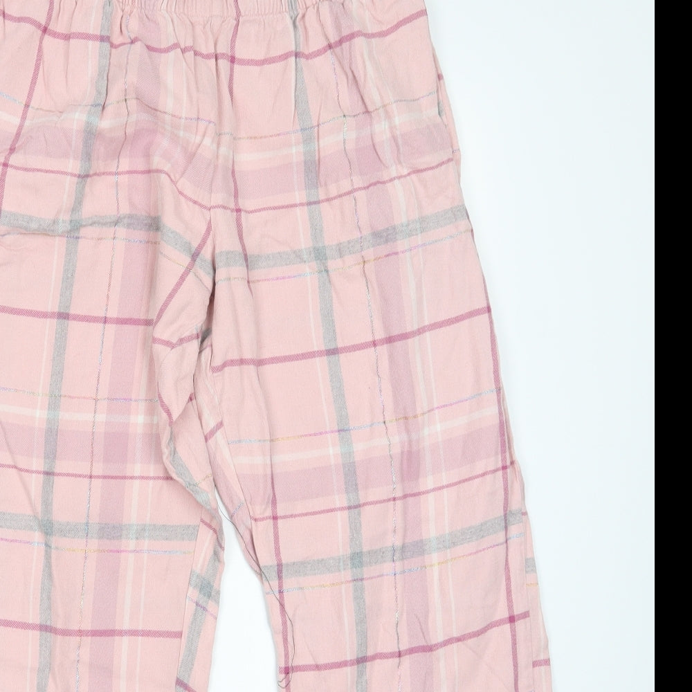 NEXT Womens Pink Plaid   Pyjama Pants Size M