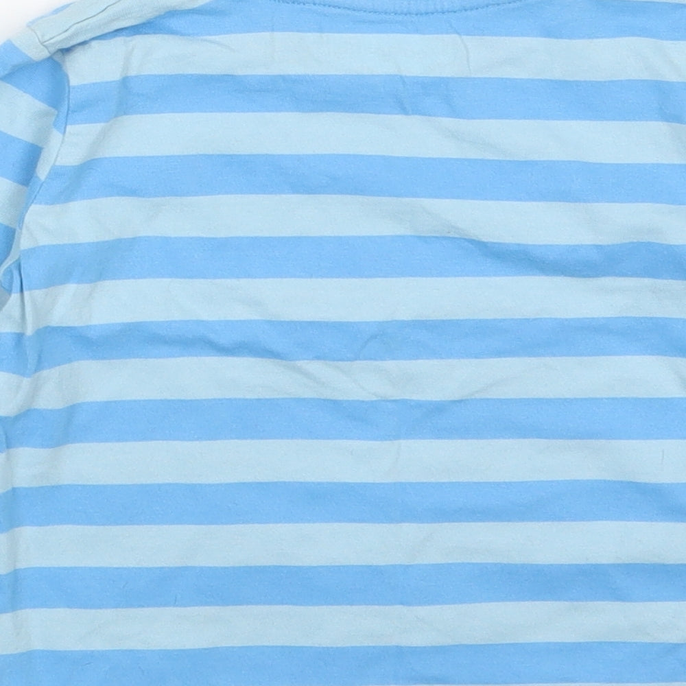 Nutmeg Boys Blue Striped  Basic T-Shirt Size 3-4 Years  - Peppa Pig