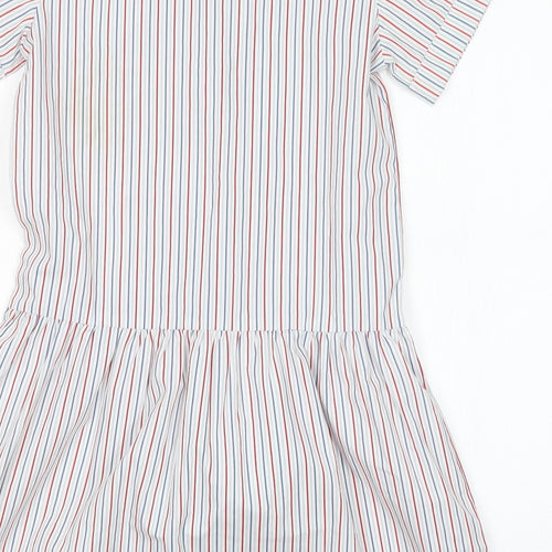 STEVENSONS Womens Multicoloured Striped  Shirt Dress  Size 4