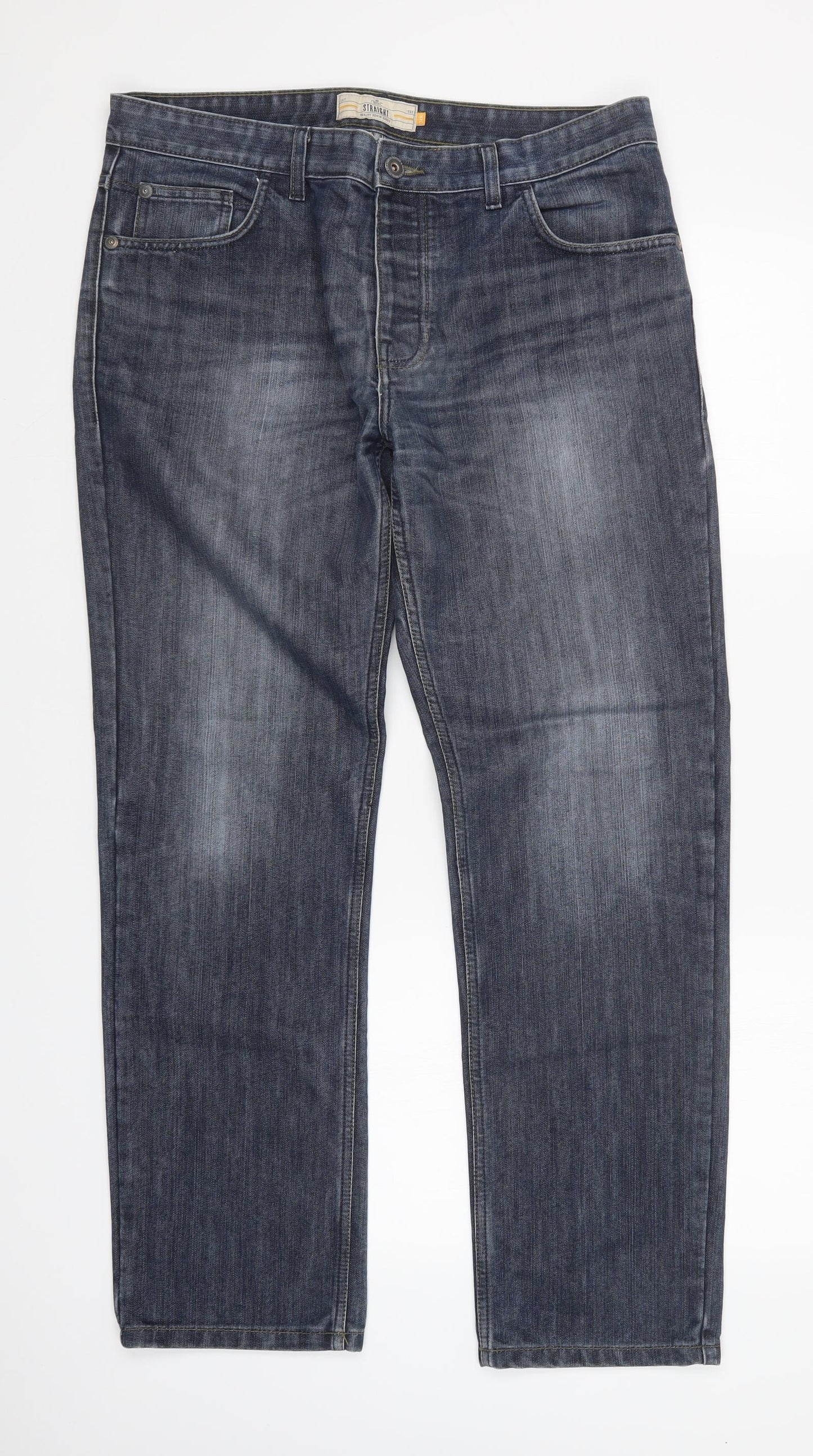 NEXT Mens Blue   Straight Jeans Size 34 L31 in
