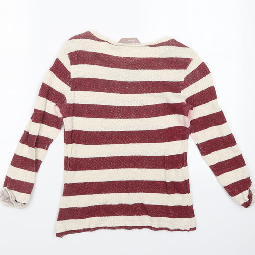 AWARE Womens Multicoloured Striped  Pullover Jumper Size S
