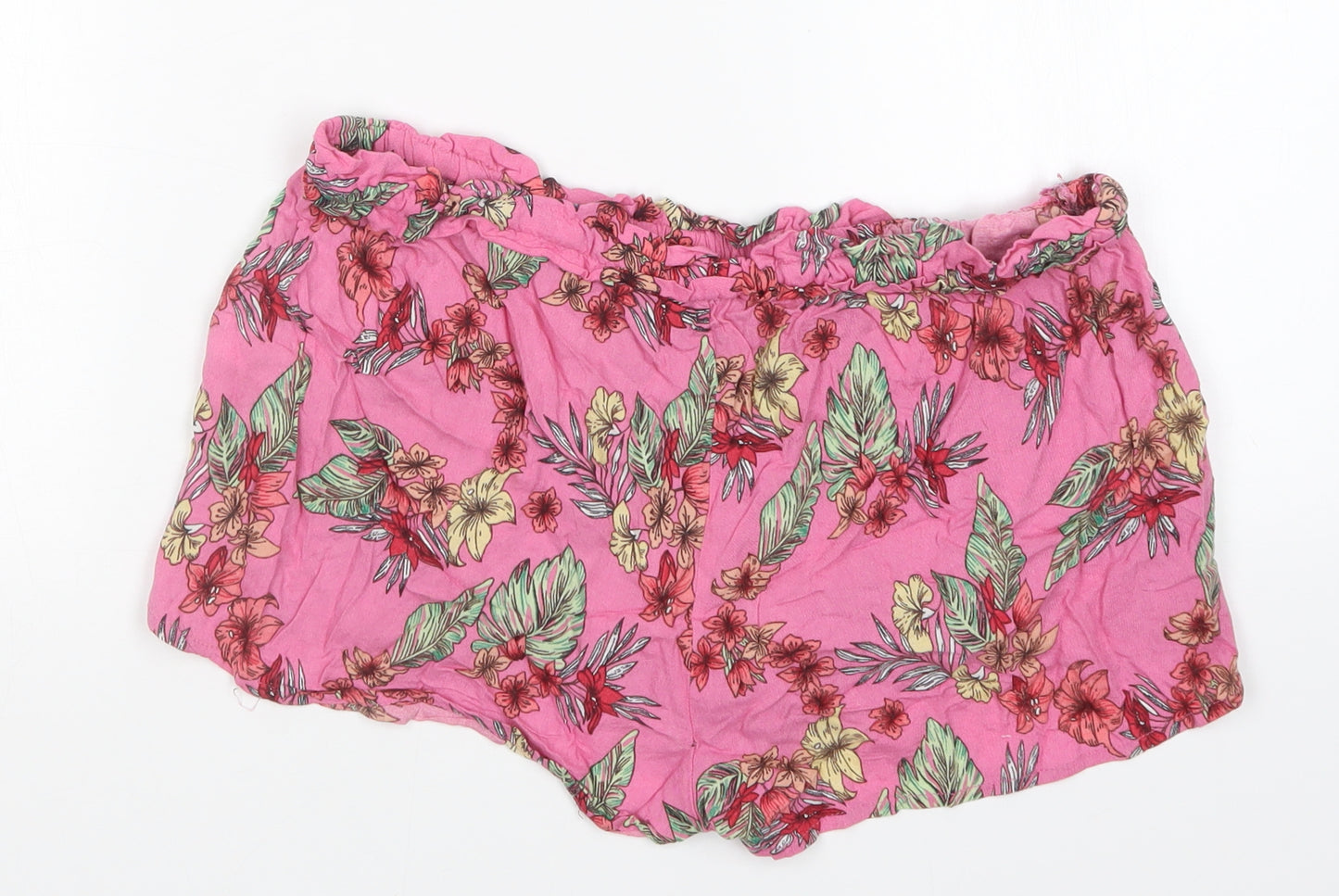 Primark Womens Pink Floral   Sleep Shorts Size 12