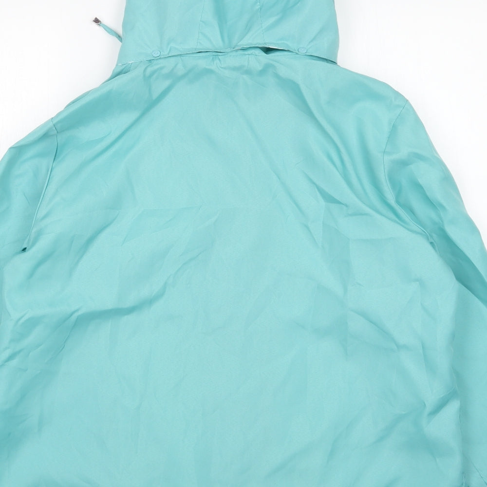 anne de lancay Womens Green   Rain Coat Coat Size 18