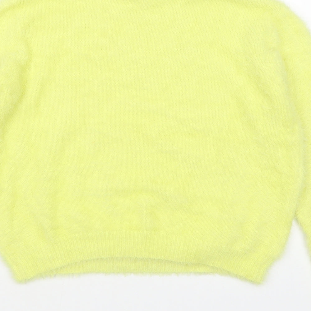 Primark Girls Yellow   Pullover Jumper Size 11-12 Years