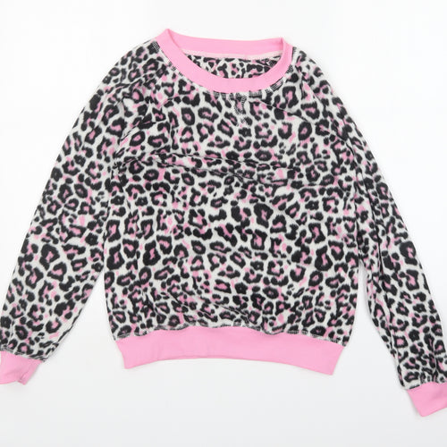 Preworn Womens Multicoloured Animal Print  Top Pyjama Top Size 8