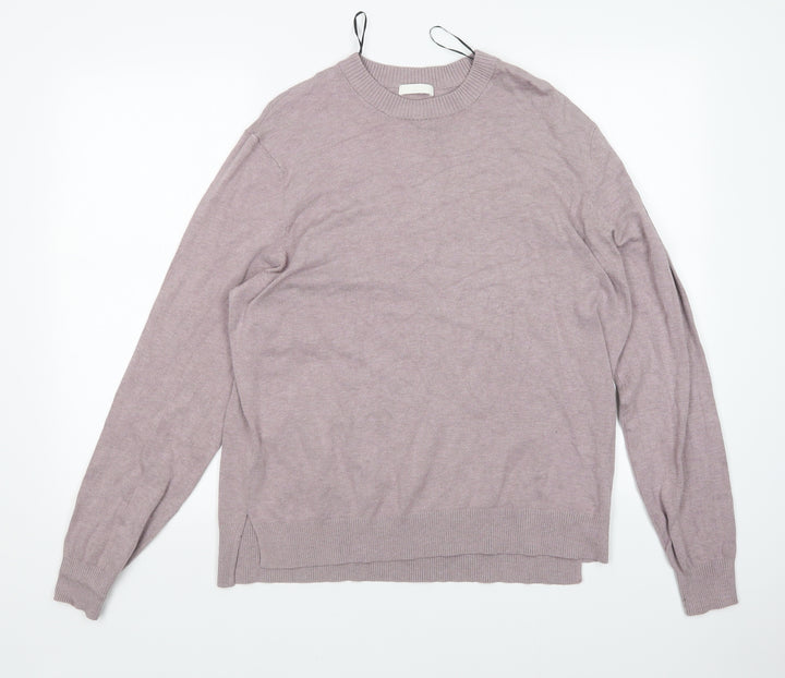H&M Womens Purple   Pullover Jumper Size L
