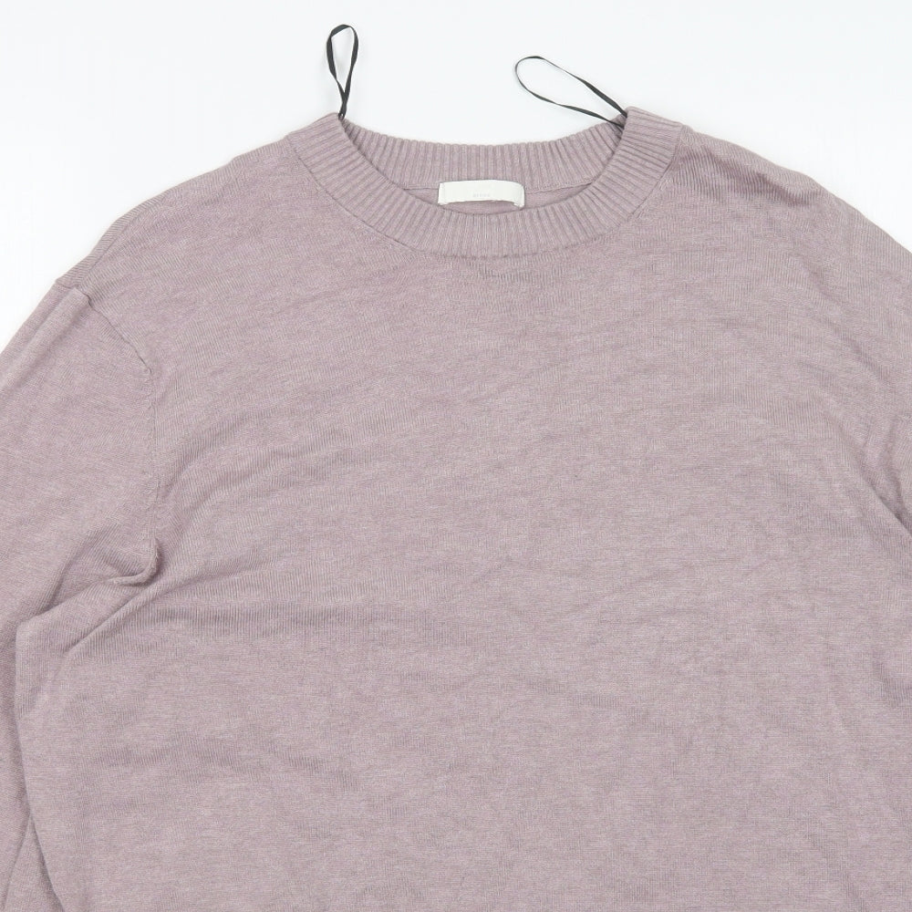 H&M Womens Purple   Pullover Jumper Size L