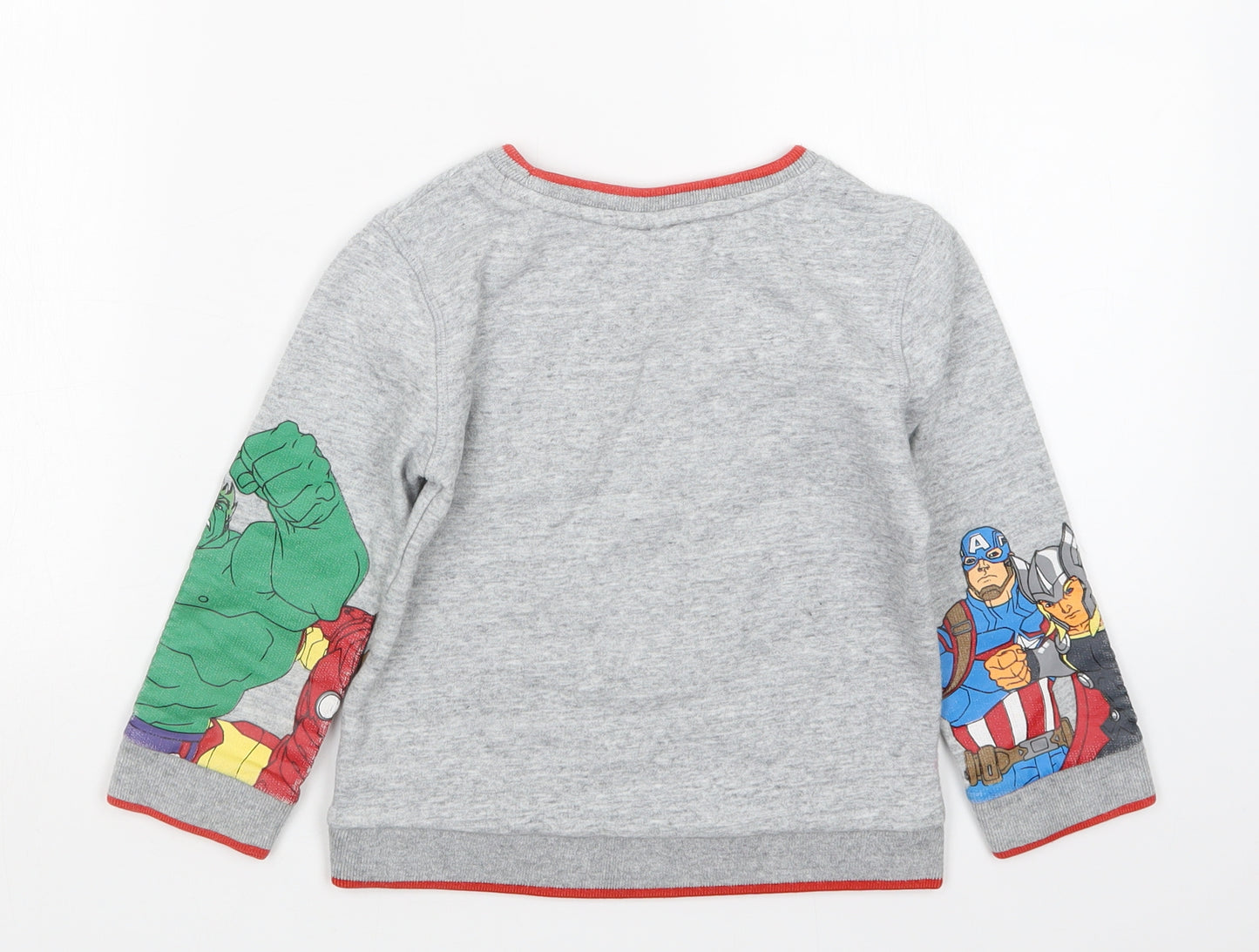 George Boys Grey   Pullover Sweatshirt Size 4-5 Years  - Avengers