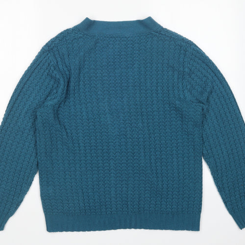 Preworn Womens Green   Cardigan Jumper Size 14