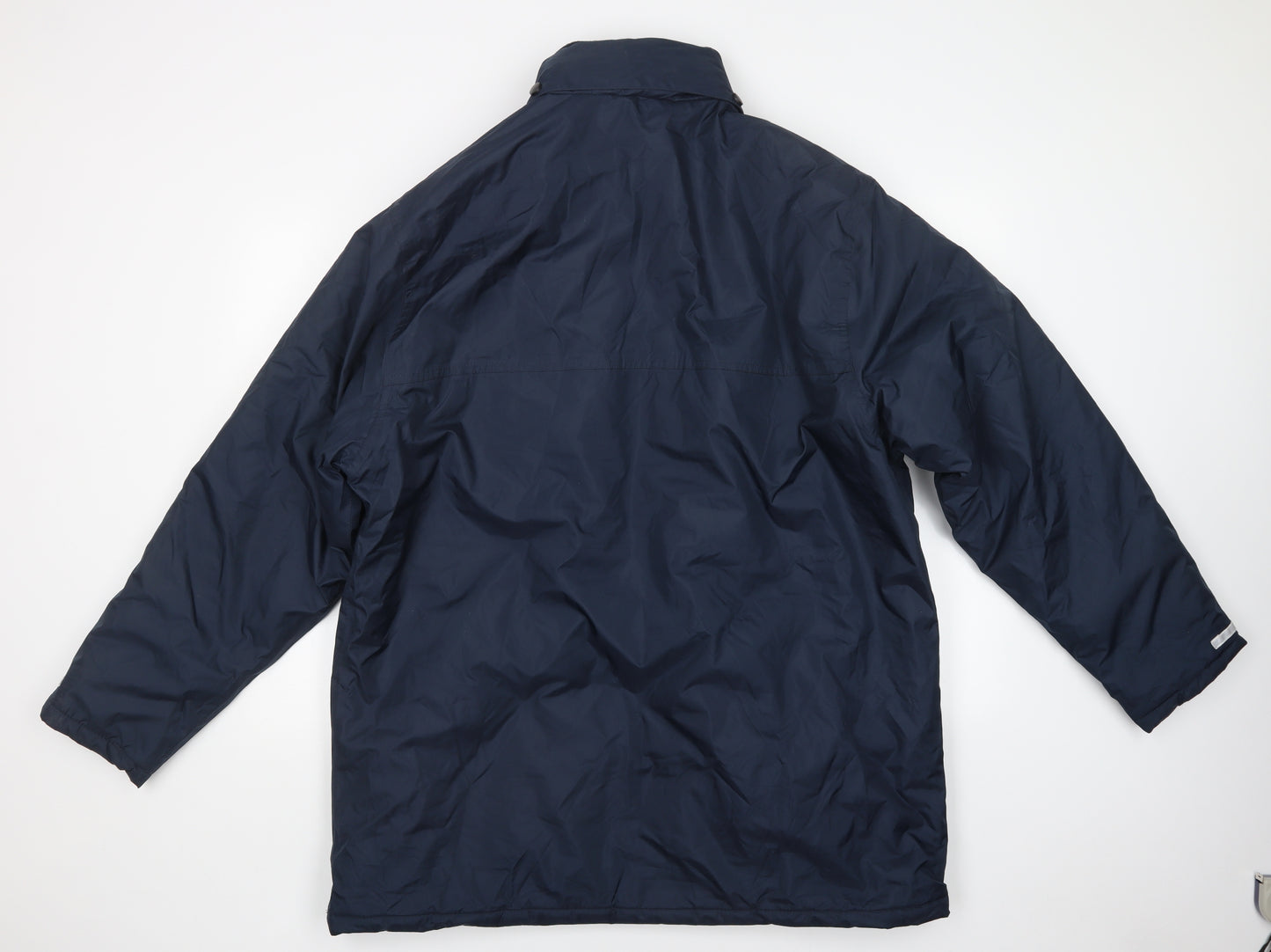 Hill & Woods Mens Black   Rain Coat Coat Size XL