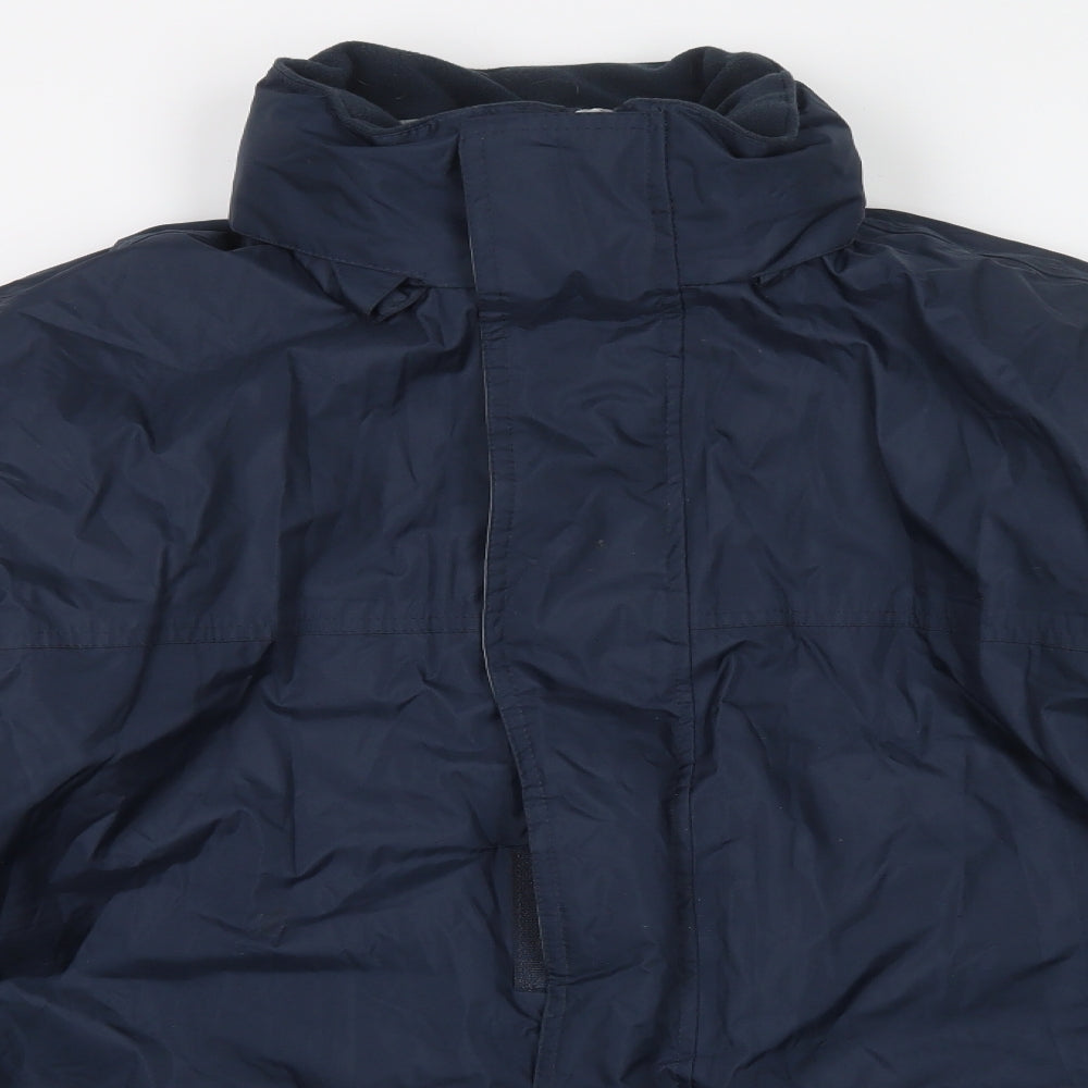 Hill & Woods Mens Black   Rain Coat Coat Size XL