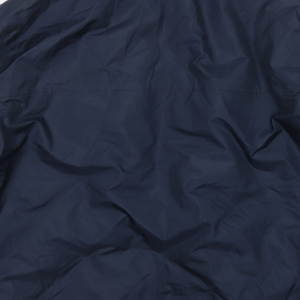 Hill & Woods Mens Black   Rain Coat Coat Size XL