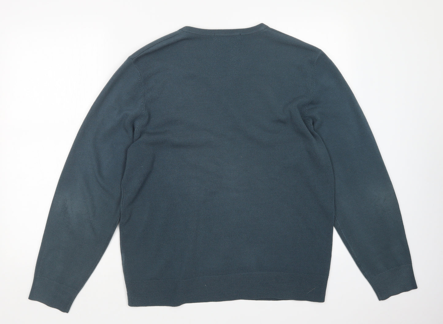 M&S Mens Green   Pullover Jumper Size L